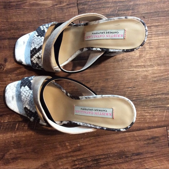 Chinese Laundry x Kristin‎ C. Snake Print Heels - Picture 4 of 6